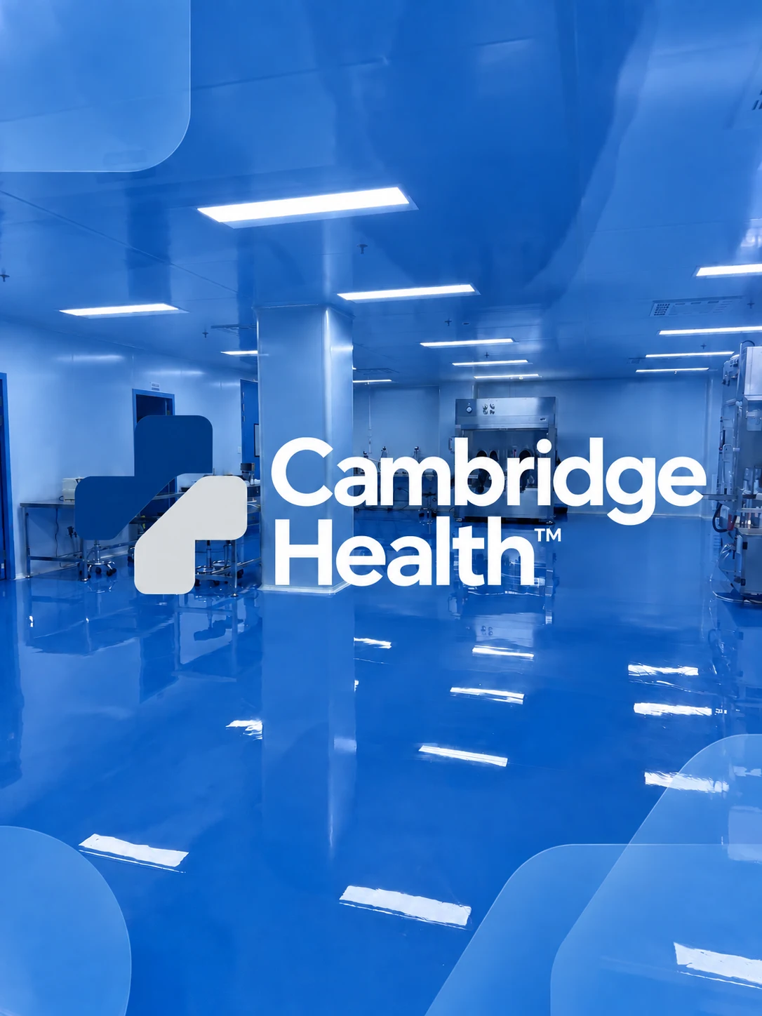 Cambridge Health clean room with stainless steel production equipment
